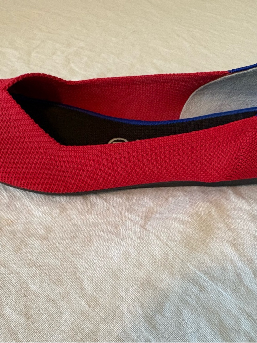 Rothy's Red Knit Ballet Flats size 8 - Picture 3 of 4